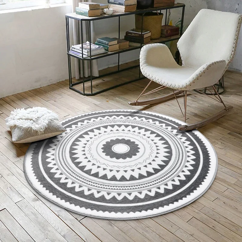 Heller, sonnenblumengemusterter Teppich aus Polypropylen, moderner Teppich, haustierfreundlicher Teppich für das Wohnzimme...