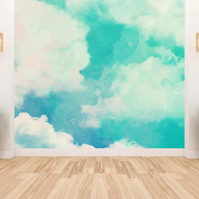Illustration abstraktes Wandbild für Wohnzimmer, Pastellfarbe, individuelle Größe erhältlich Clearhalo