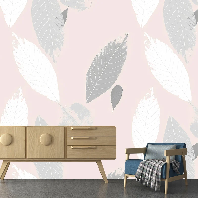 Illustrations-Feder-Wandbild Originalgröße für Mädchenzimmer Rosa, nach Maß gefertigt Clearhalo