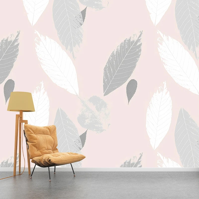 Illustrations-Feder-Wandbild Originalgröße für Mädchenzimmer Rosa, nach Maß gefertigt Clearhalo
