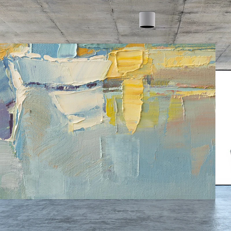 Klassische Ölgemälde-Wandmalerei Pastellfarben, dekorative Wandkunst für das Wohnzimmer Clearhalo