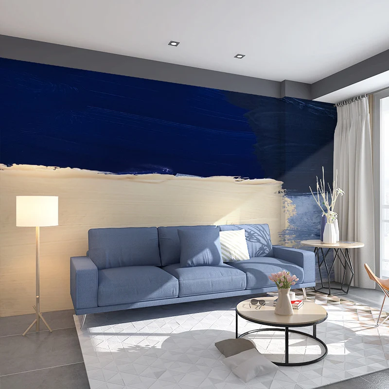 Kunstdekor-Wandbilder, Vliesstoff, strukturiert, nordisch, minimalistisch, Graffiti-Wandverkleidung für Wohnzimmer Clearhalo