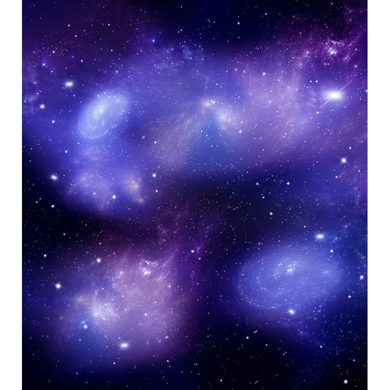 Lila minimalistische Wandkunst, individuelle Größe, Nebel-Wandtapete für Akzentwände Clearhalo