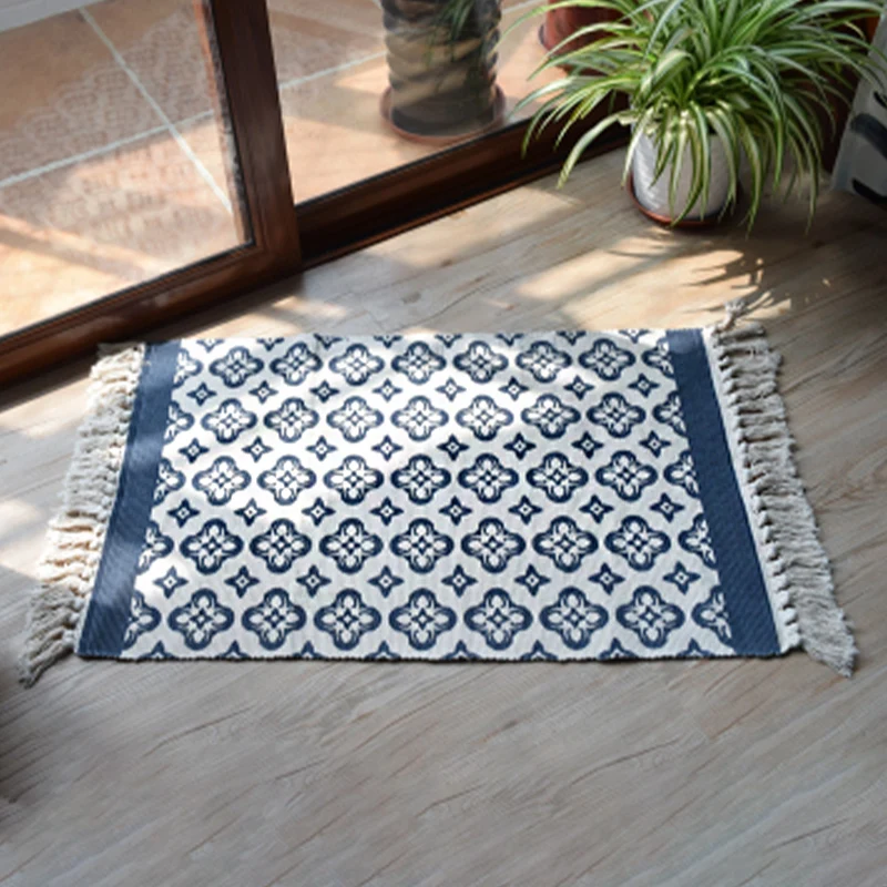 Lässiger, böhmischer Teppich, mehrfarbiger geometrischer Teppich, haustierfreundlicher Teppich für einen tollen Raum Clear...