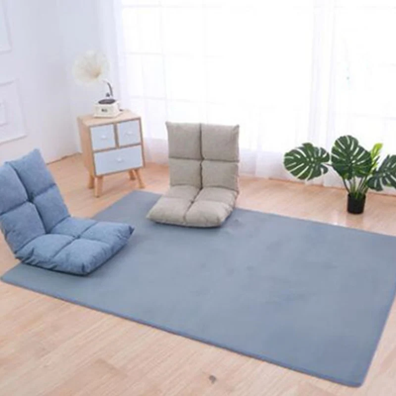 Mehrfarbiger, beruhigender Teppich, einfarbiger Teppich, rutschfester, schmutzabweisender Innenteppich für Schlafzimmer Cl...