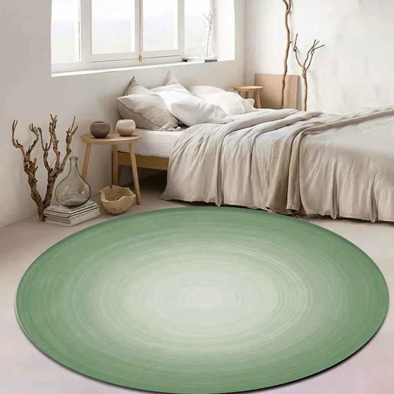 Mehrfarbiger Heimteppich mit Ombre-Muster, maschinenwaschbarer Polyester-Teppich mit rutschfester Rückseite Clearhalo