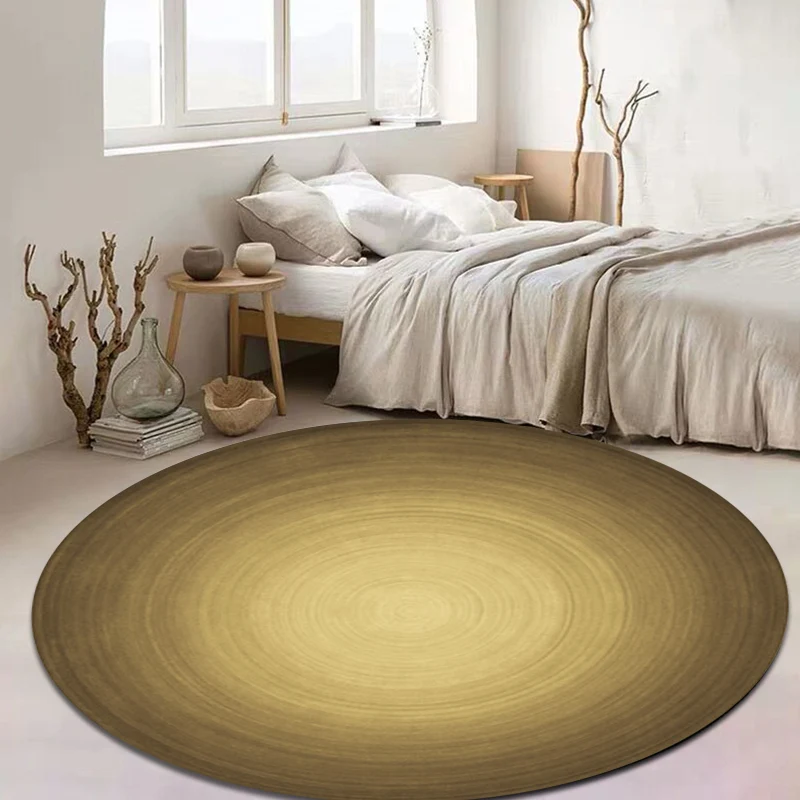 Mehrfarbiger Heimteppich mit Ombre-Muster, maschinenwaschbarer Polyester-Teppich mit rutschfester Rückseite Clearhalo