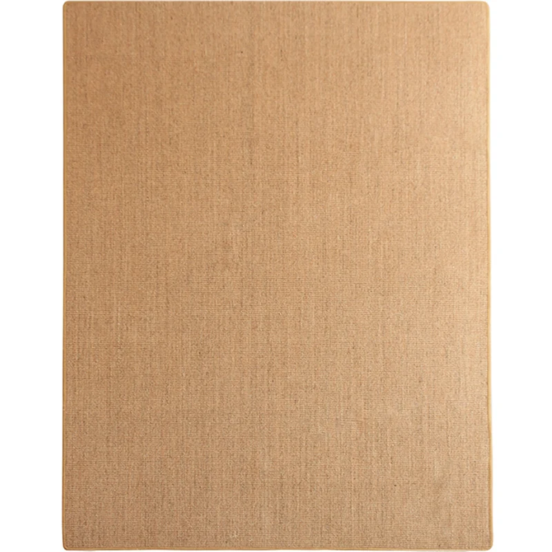 Minimaler, einfarbiger Teppich, mehrfarbiger Lodge-Teppich, rutschfester, maschinenwaschbarer, haustierfreundlicher Sisal-...