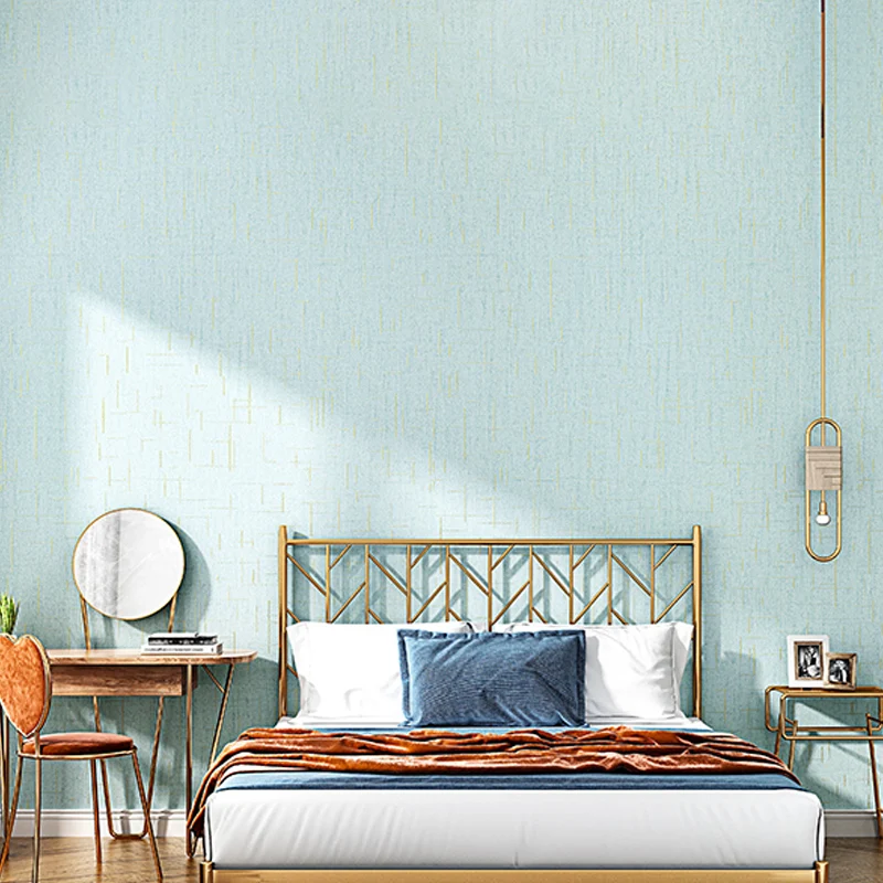 Minimalistische, solide Tapetenrolle für Schlafzimmer-Geometrie-Wanddekoration, 31 Fuß L x 20,5 Zoll B Clearhalo