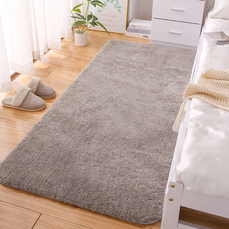 Minimalistischer, einfarbiger Teppich, mehrfarbiger Polypropylen-Teppich, rutschfester, maschinenwaschbarer Teppich für di...