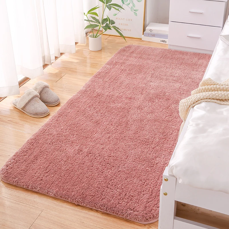 Minimalistischer, einfarbiger Teppich, mehrfarbiger Polypropylen-Teppich, rutschfester, maschinenwaschbarer Teppich für di...
