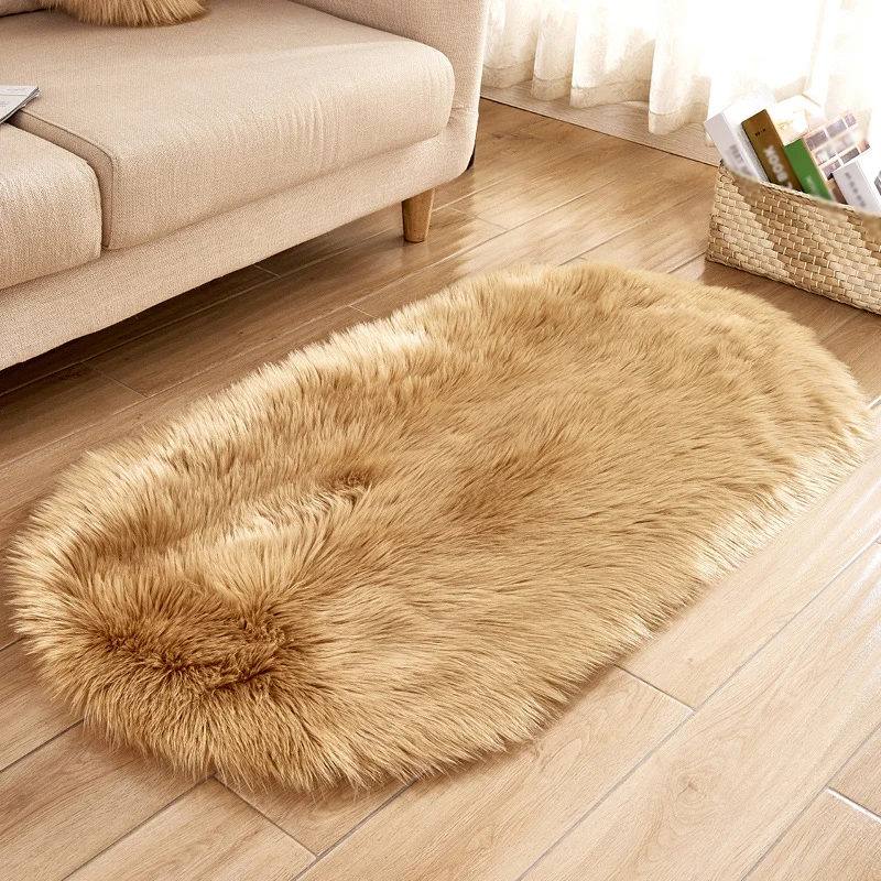 Moderner Shag-Teppich Rosa und Khaki, einfarbig, waschbar, mit rutschfester Rückseite für das Wohnzimmer Clearhalo
