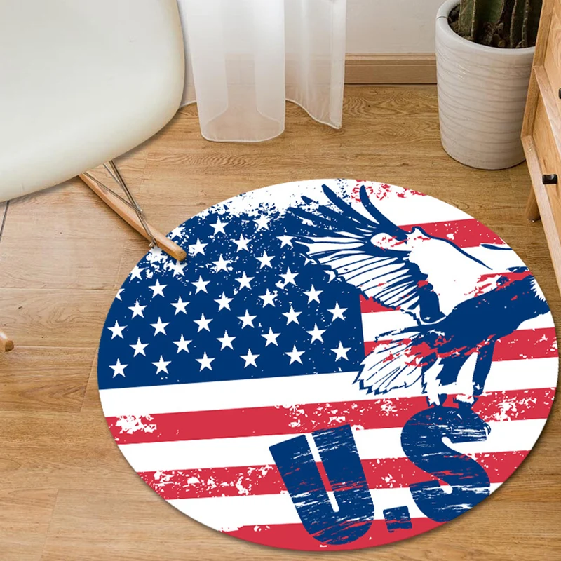 Moderner Wohnzimmerteppich Schwarz und Orange mit grafischem Nationalflaggen-Aufdruck, Polyester, haustierfreundlicher Tep...