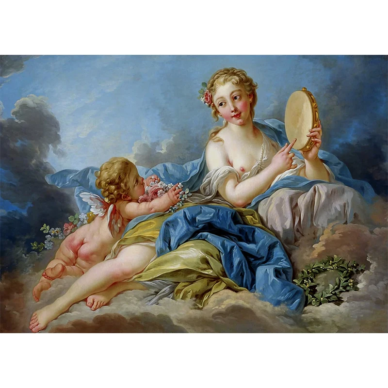 Muse Terpsichore Wandgemälde, klassische, feuchtigkeitsbeständige Wohnzimmer-Wandkunst, personalisierte Größe Clearhalo