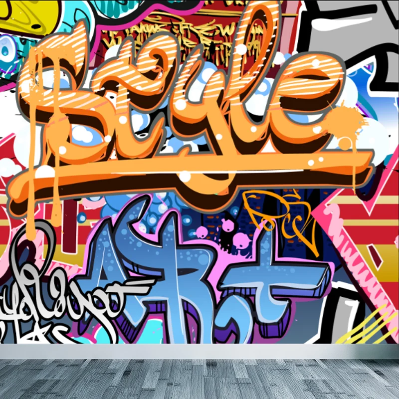 Neuartiges Graffiti-Wandbild, moderne dekorative Wohnzimmer-Wandkunst, individuelle Größe erhältlich Clearhalo