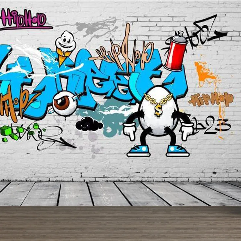 Neuartiges Graffiti-Wandbild, moderne dekorative Wohnzimmer-Wandkunst, individuelle Größe erhältlich Clearhalo