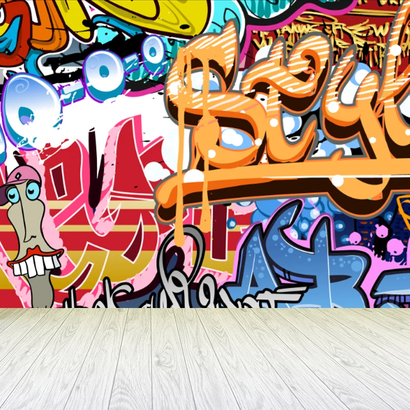 Neuartiges Graffiti-Wandbild, moderne dekorative Wohnzimmer-Wandkunst, individuelle Größe erhältlich Clearhalo
