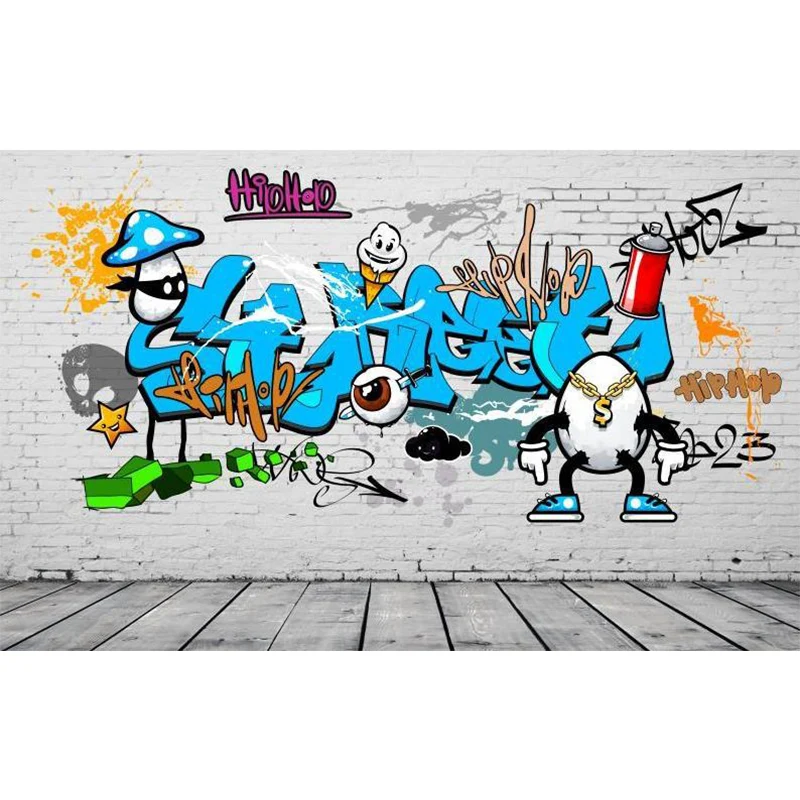 Neuartiges Graffiti-Wandbild, moderne dekorative Wohnzimmer-Wandkunst, individuelle Größe erhältlich Clearhalo