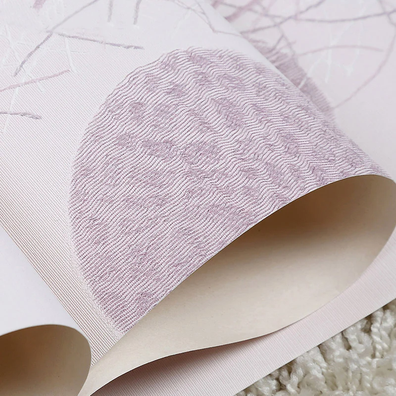 Nordic Dotty Tapetenrolle, Papier, feuchtigkeitsbeständig, violett, Wanddekoration für Wohnzimmer Clearhalo