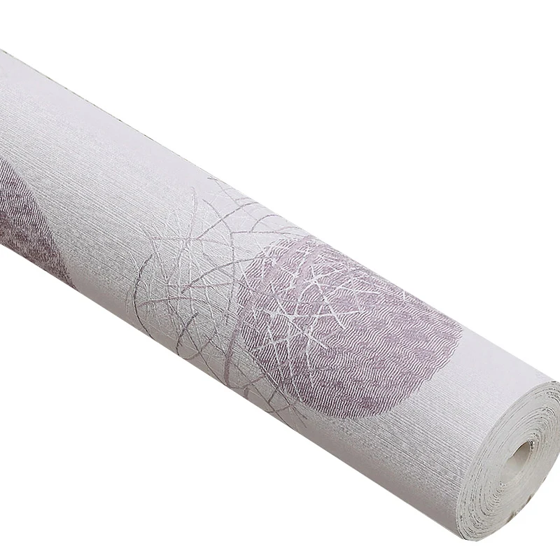 Nordic Dotty Tapetenrolle, Papier, feuchtigkeitsbeständig, violett, Wanddekoration für Wohnzimmer Clearhalo