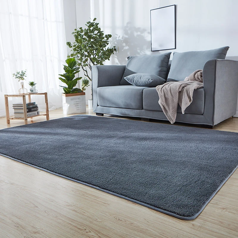 Nordic Home Deko-Teppich, mehrfarbig, einfarbig, Polypropylen, schmutzabweisend, rutschfest, maschinenwaschbar Clearhalo