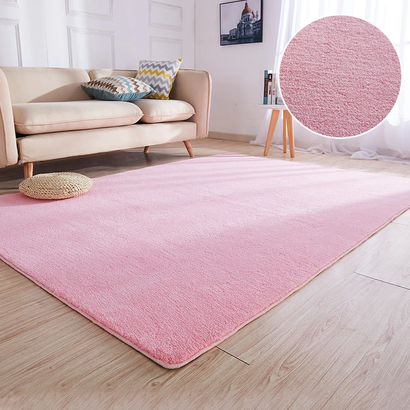 Nordic Home Deko-Teppich, mehrfarbig, einfarbig, Polypropylen, schmutzabweisend, rutschfest, maschinenwaschbar Clearhalo