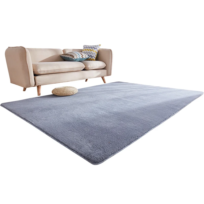 Nordic Home Deko-Teppich, mehrfarbig, einfarbig, Polypropylen, schmutzabweisend, rutschfest, maschinenwaschbar Clearhalo