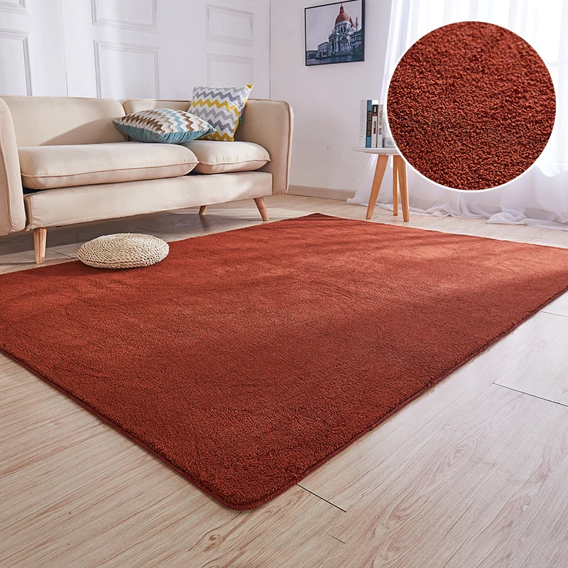Nordic Home Deko-Teppich, mehrfarbig, einfarbig, Polypropylen, schmutzabweisend, rutschfest, maschinenwaschbar Clearhalo