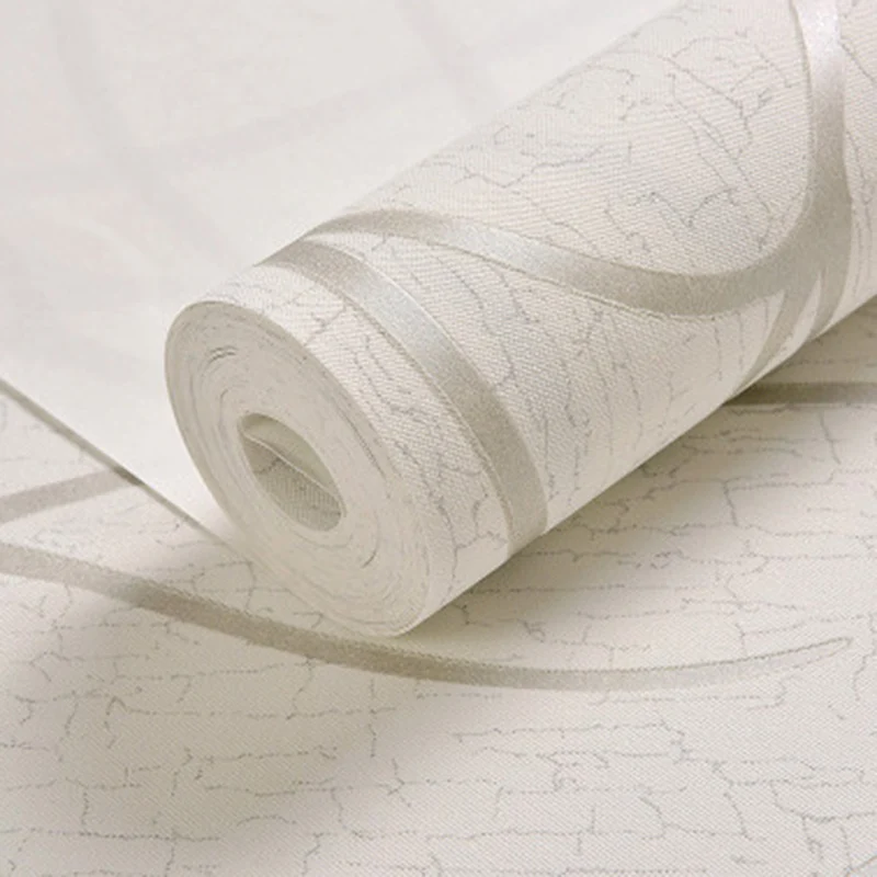 Pastellfarbene Streifentapetenrolle, schmutzabweisende Wandverkleidung für das Wohnzimmer Clearhalo