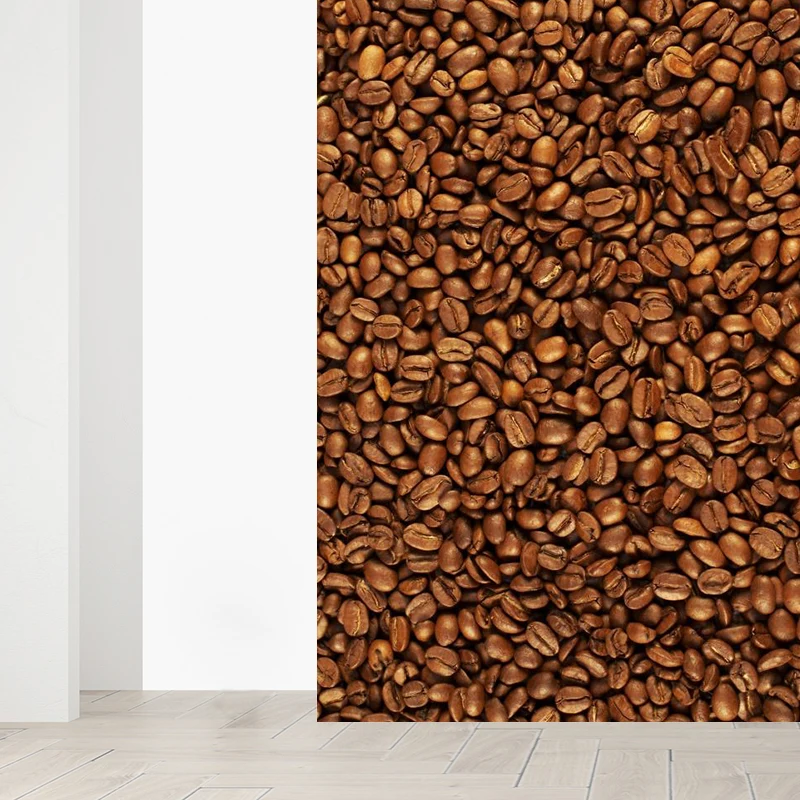 Pastellfarbener Kaffeebohnen-Wandaufkleber zur Dekoration moderner Wohnzimmer-Wanddekoration Clearhalo