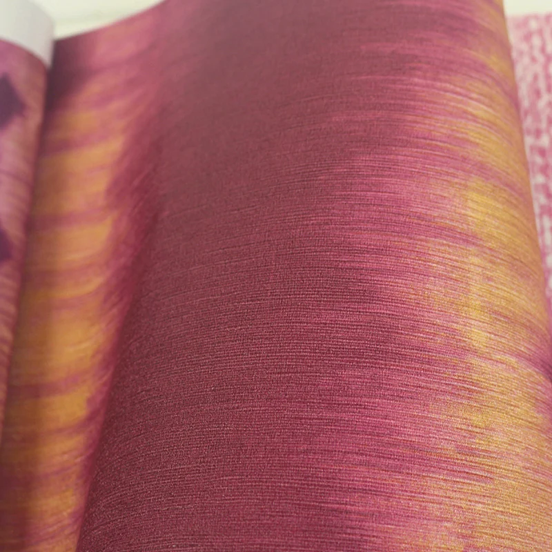 Rautenmuster-Ombre-Tapete, zeitgenössische Vinyl-Wandkunst Lila für Schlafzimmer Clearhalo