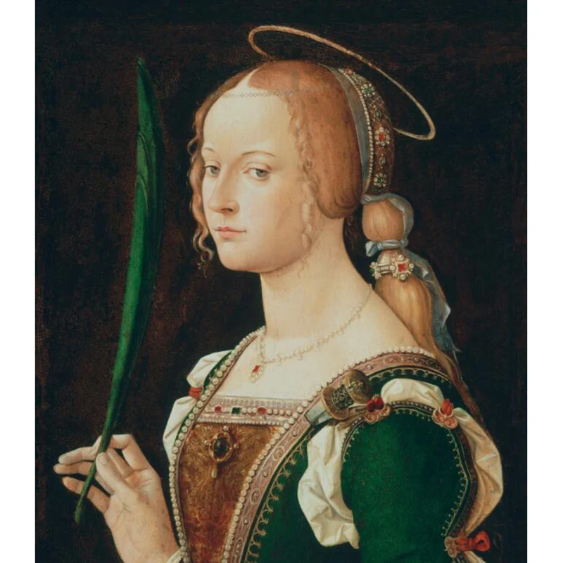 Renaissance-Dante-Frauenporträt-Wandgemälde für Akzentwände, individuelle Wandverkleidung Schwarzbraun Clearhalo