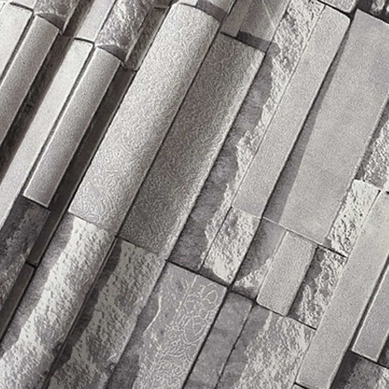 Rustikale Tapete Pastellfarben, 33 Fuß L x 20,5 Zoll B, gefälschte Ziegelstein-Wanddekoration für Zuhause, waschbar Clearhalo