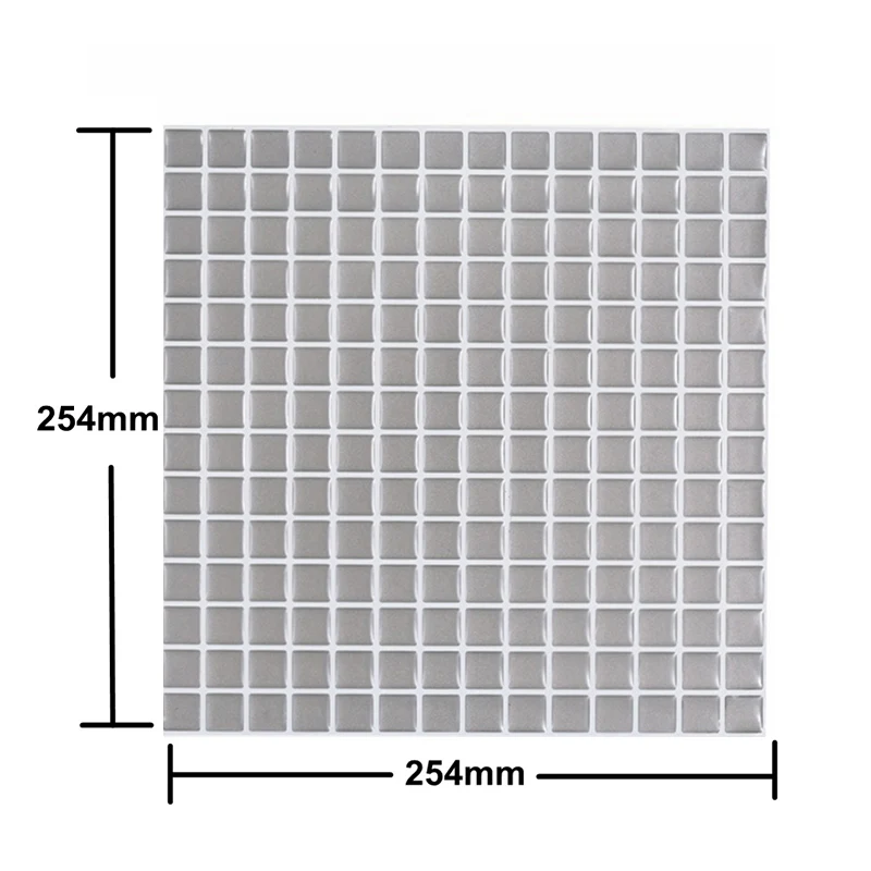 Selbstklebende, minimalistische Küchenrückwandverkleidung mit Gittermuster Clearhalo
