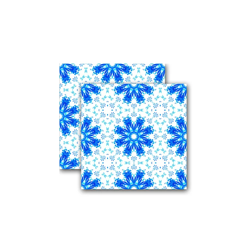 Selbstklebende Schneeflocken-Tapetenpaneele, 18 Stück, moderne PVC-Wandkunst, 2,4 m L x 20,3 cm B Clearhalo