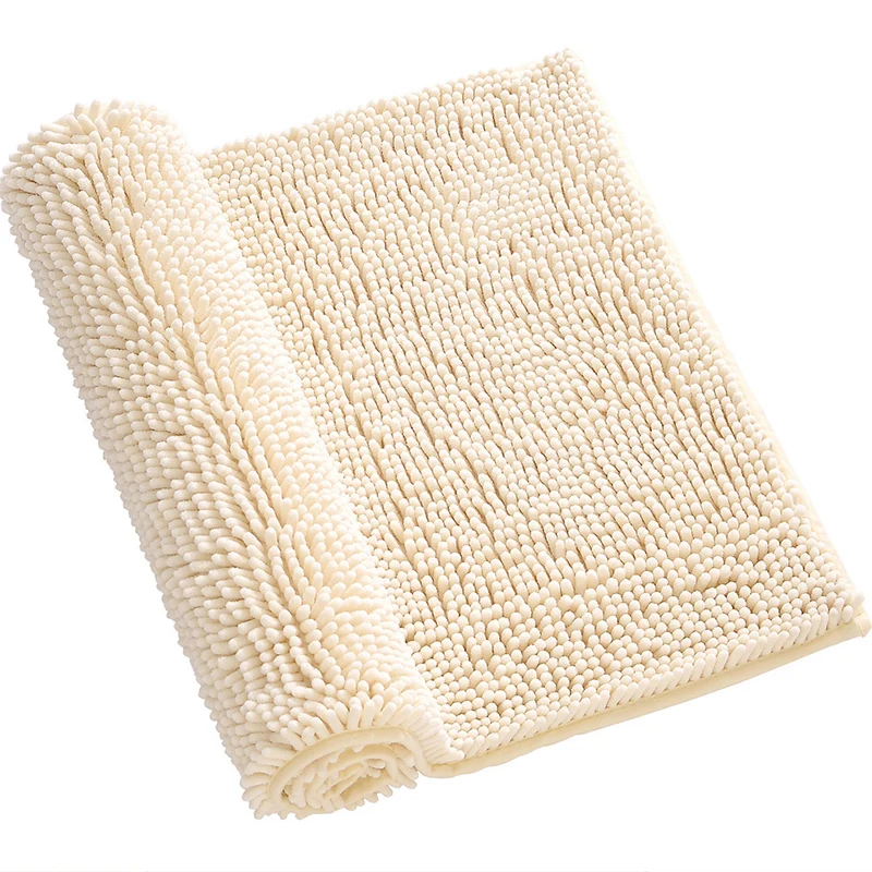 Simplicity Home Decor Teppich, mehrfarbig, einfarbiger Teppich, Polypropylen, rutschfeste Unterseite, maschinenwaschbarer...