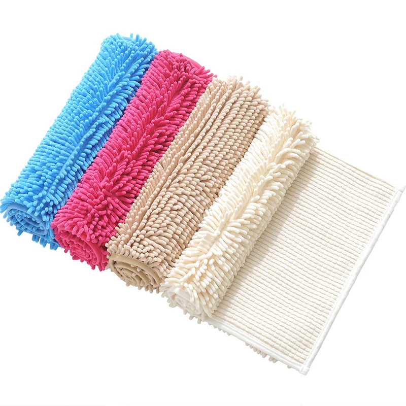 Simplicity Home Decor Teppich, mehrfarbig, einfarbiger Teppich, Polypropylen, rutschfeste Unterseite, maschinenwaschbarer...