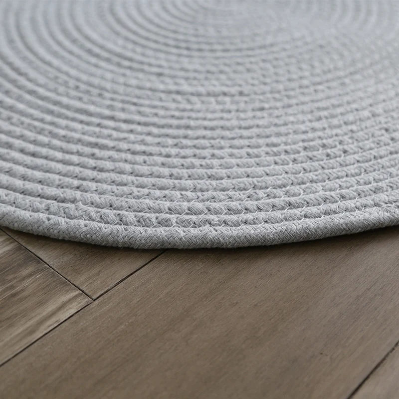 Simplicity-Schlafzimmerteppich, mehrfarbig, einfarbig, Sisal, rutschfeste Unterseite, maschinenwaschbarer Innenteppich Cle...