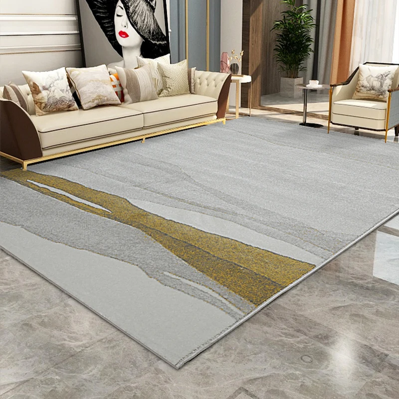 Skandinavischer Deko-Teppich, mehrfarbig, orientalisches Muster, waschbarer Teppich aus Polyester, haustierfreundlich Clea...