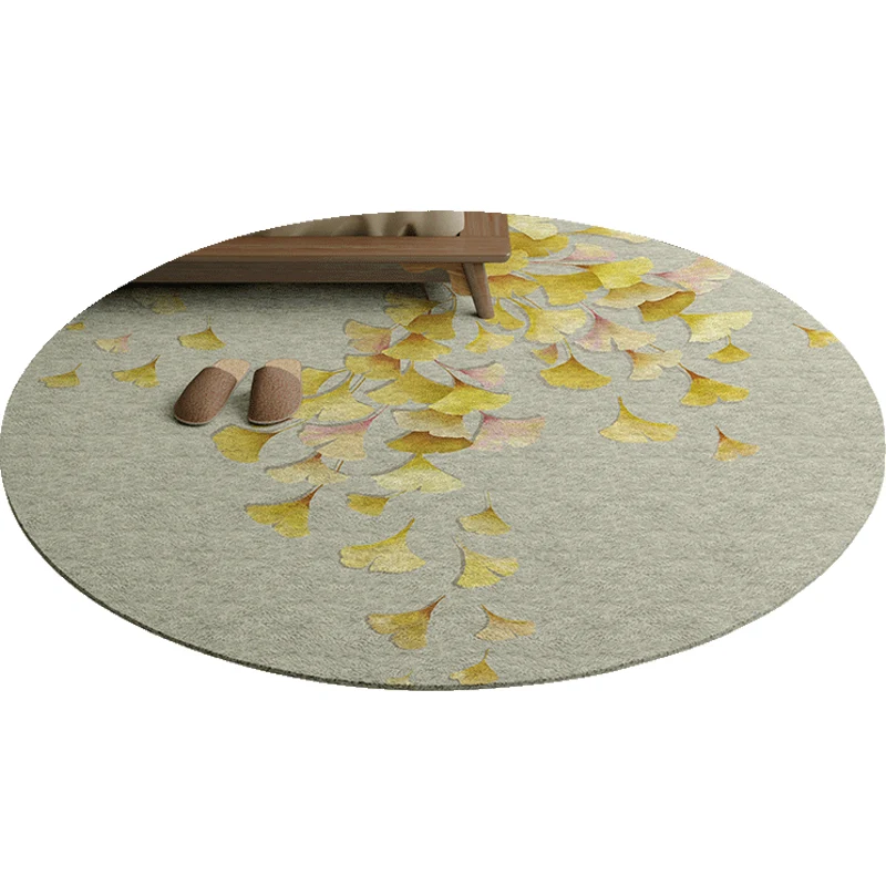 Ästhetischer mehrfarbiger asiatischer Teppich, synthetischer Teppich mit Zeichnungsdruck, schmutzabweisender, waschbarer,...
