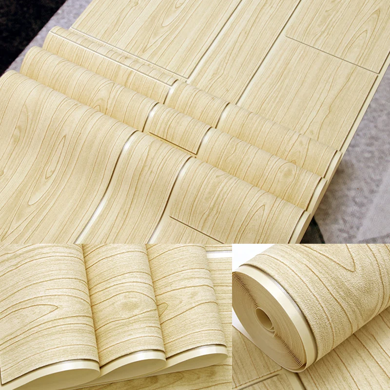 Strukturierte Tapetenrolle mit Flock-Wandverkleidung Ziegeloptik, 71,6 Quadratfuß Clearhalo