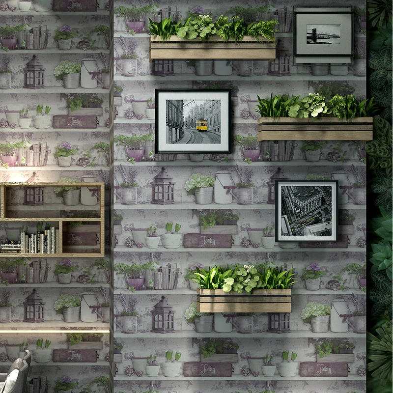 Tapete ohne Kleister von Fresh Plants Store, 20,5 Zoll x 33 Fuß, Pastellviolett Clearhalo