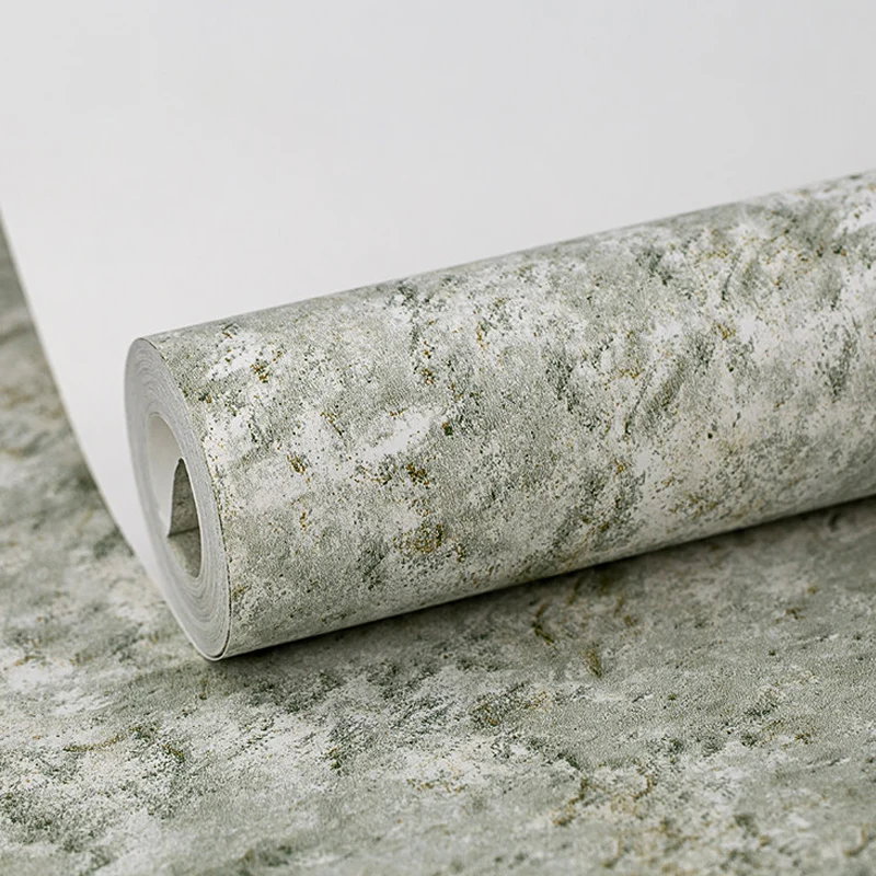 Tapetenrolle mit Graniteffekt, sanfte Farbe, industrielle Wanddekoration für das Wohnzimmer Clearhalo