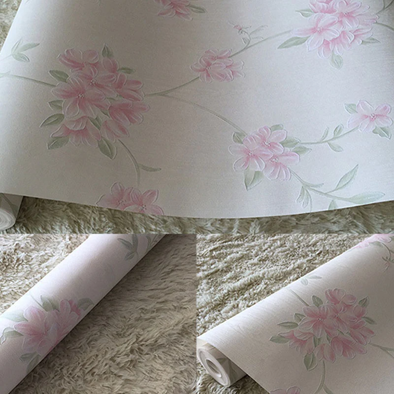 Tapetenrolle ohne Kleister mit Garten- und Blumendesign natürlichen Farben, 33 Fuß x 20,5 Zoll Clearhalo