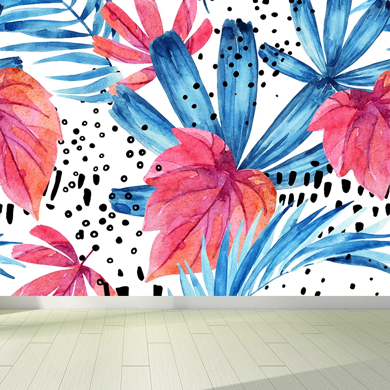 Wandbild mit Blättermuster, tropische dekorative Wandverkleidung für Mädchenzimmer, individuell bedruckt Clearhalo