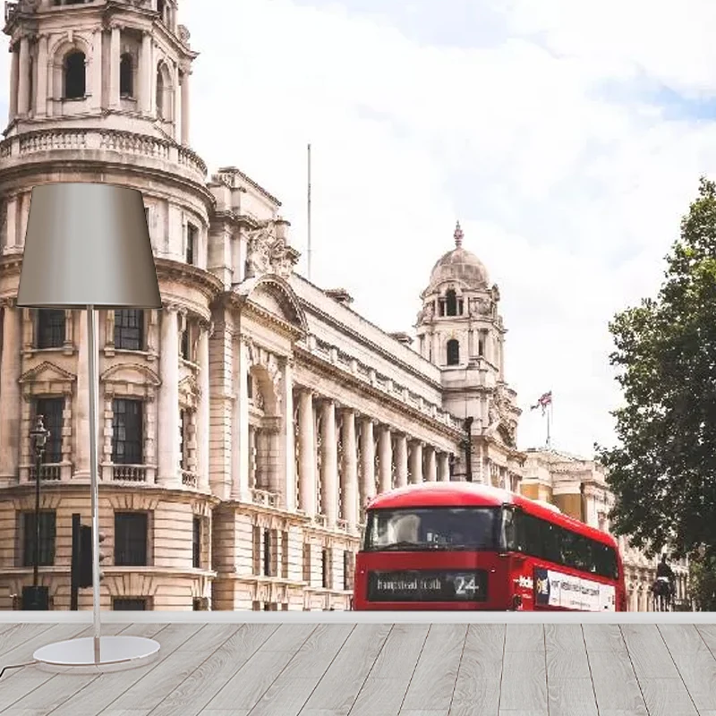 Wandgemälde im Fotostil „England Street“ voller Größe für die Café-Dekoration, nach Maß gefertigt Clearhalo