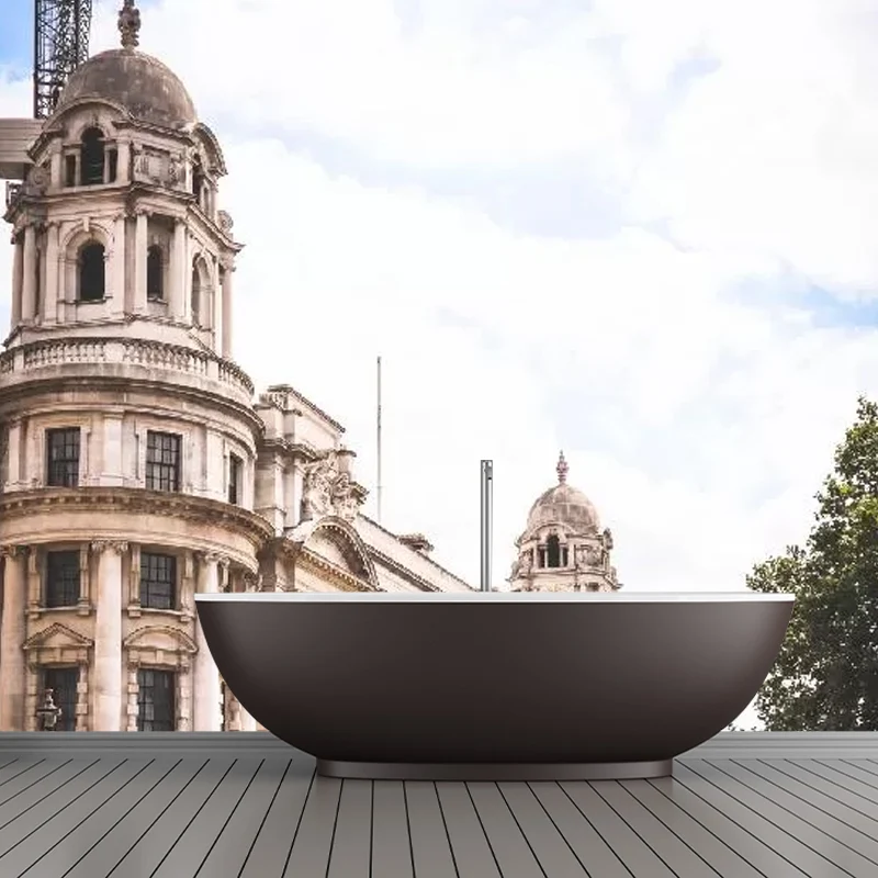 Wandgemälde im Fotostil „England Street“ voller Größe für die Café-Dekoration, nach Maß gefertigt Clearhalo