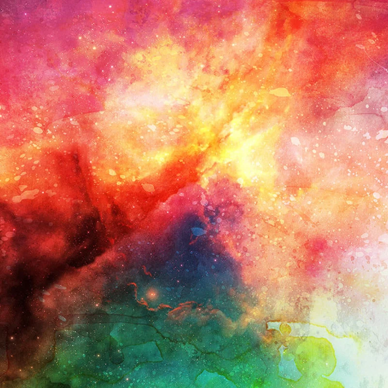 Wasserbeständige Galaxie-Wandverkleidung aus Vliesstoff für die Heimdekoration Clearhalo