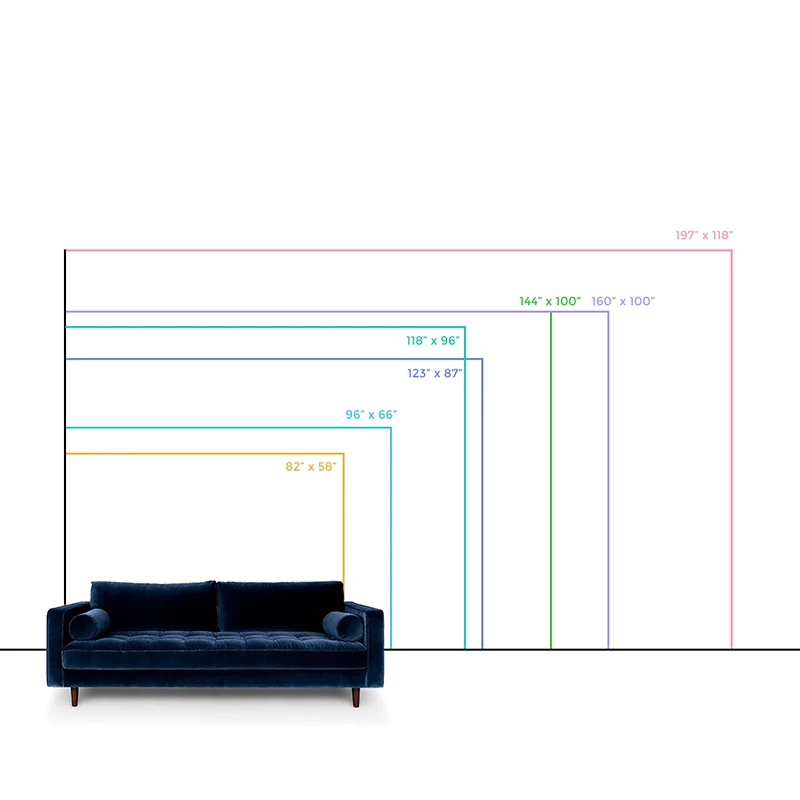 Weiche grüne, minimalistische Wandtapete voller Größe, Wanddekoration mit Blättern und Stielen für das Café Clearhalo
