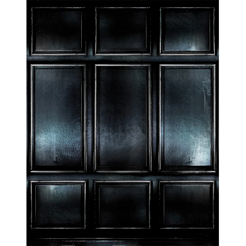 Whole Photography Moderne Wandgemälde mit künstlichem Schrankmuster glänzendem Schwarz für das Wohnzimmer Clearhalo